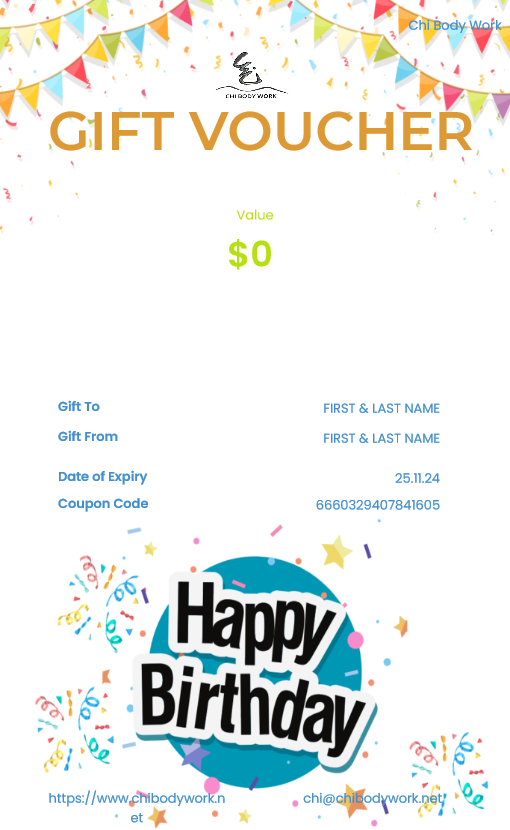 Gift Card Birthday-Portrate
